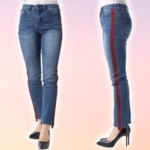 NWT DESIGUAL Skinny Cropped Jean Sz 0